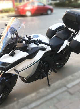 适用于春风GT400边箱夏德尾箱后备箱行李箱快拆GT650三箱边架配件