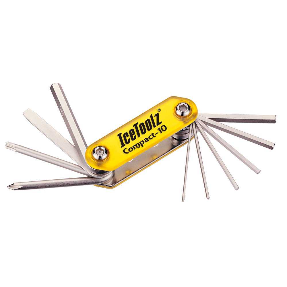 IceToolz立富便携式折叠工具自行车维修多功能组合内六角家用方便
