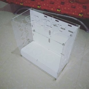 透明亚克力f电脑机箱 水冷机箱 ITX 2080TI