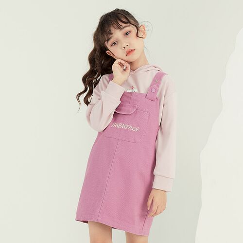 女童牛仔背带裙2025秋季新款洋气宽松韩版儿童连衣裙时髦女孩童裙