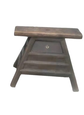 老物件怀旧收藏理发挑子老式剃头挑子剃头匠老行当工具博物馆装饰