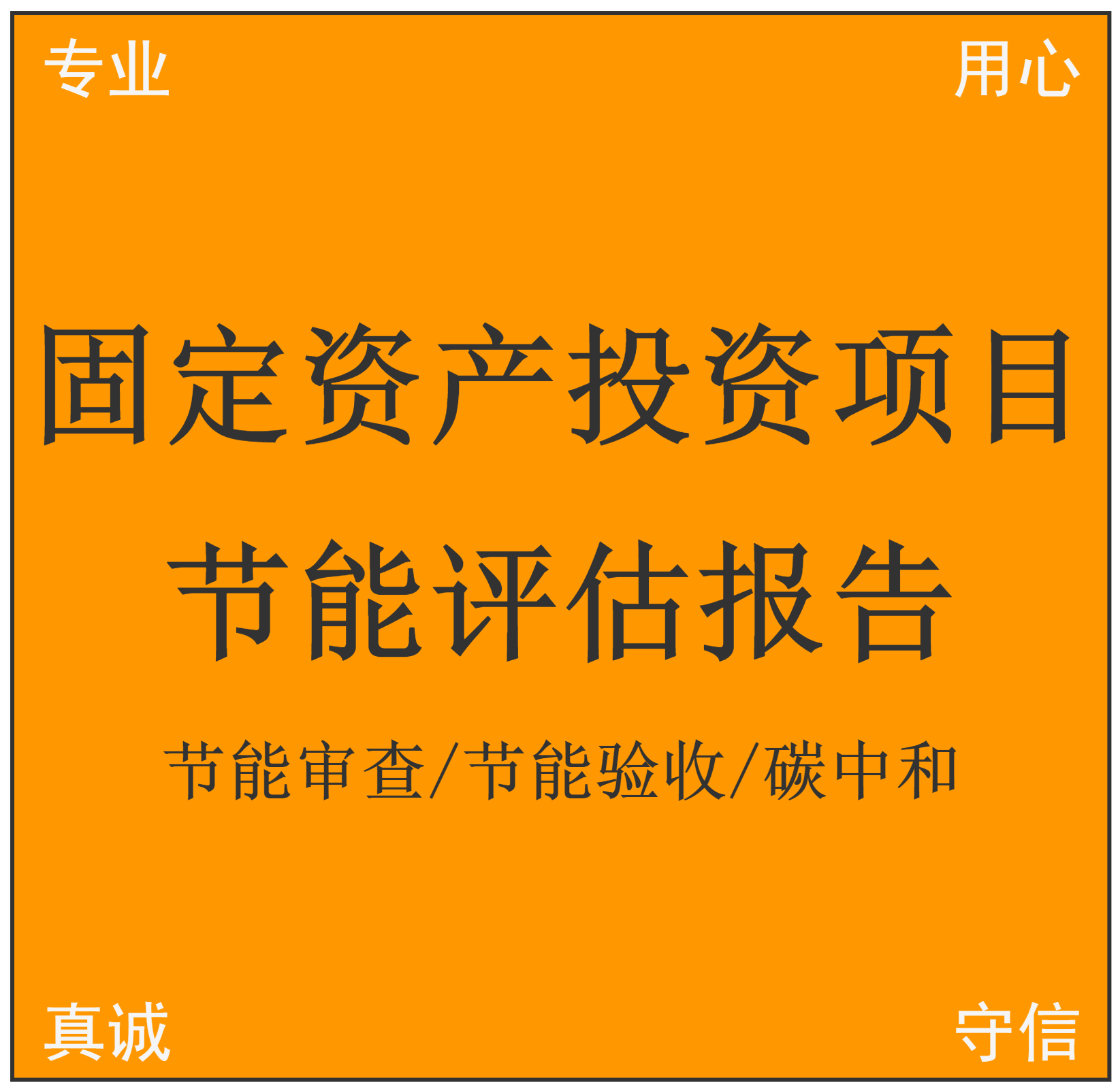 固定资产投资项目节能评估报告 节能审查报告编制 能评