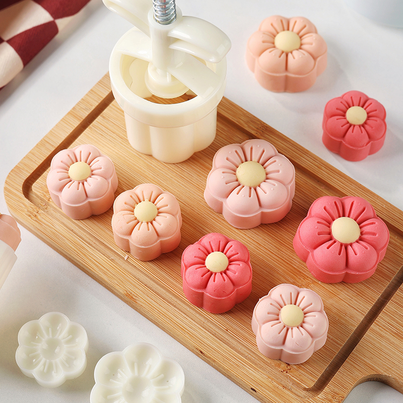 速发月饼模具新手压压款按式家用绿豆糕烘焙工具糕点流心中秋202