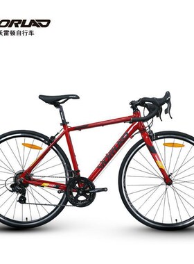 速发沃雷顿(VORLAD)追风200破风型公路自行车14速车架红色黑色