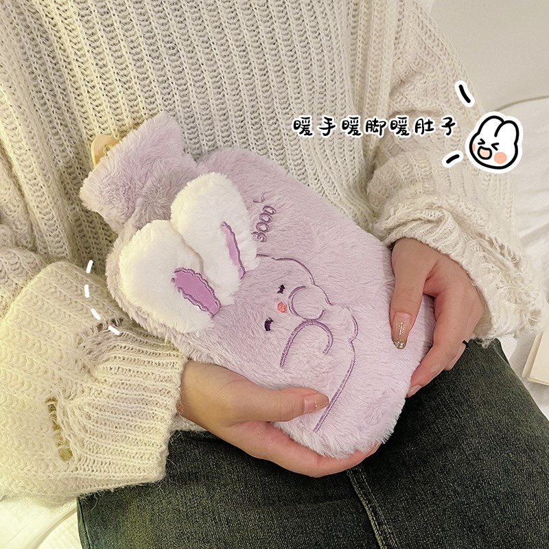 速发可爱痛水袋注水暖经生用暖肚子暖脚冬天暖神窝被器
