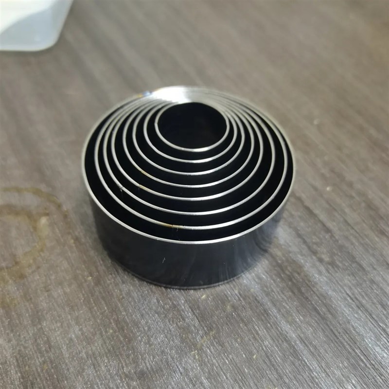 速发圆圈圆形刀模皮革皮料冲孔打孔裁切手工切圆8个圆20-55mmB000