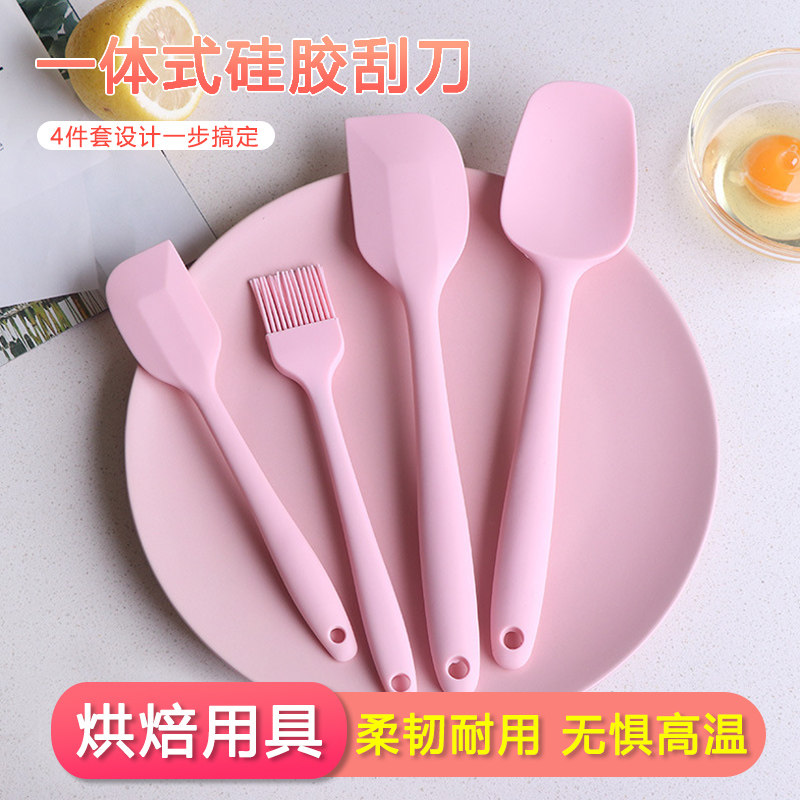 速发刮刀刮板一体烘硅胶油刷子家用高耐温厨房烙饼蛋糕式焙烧烤刷