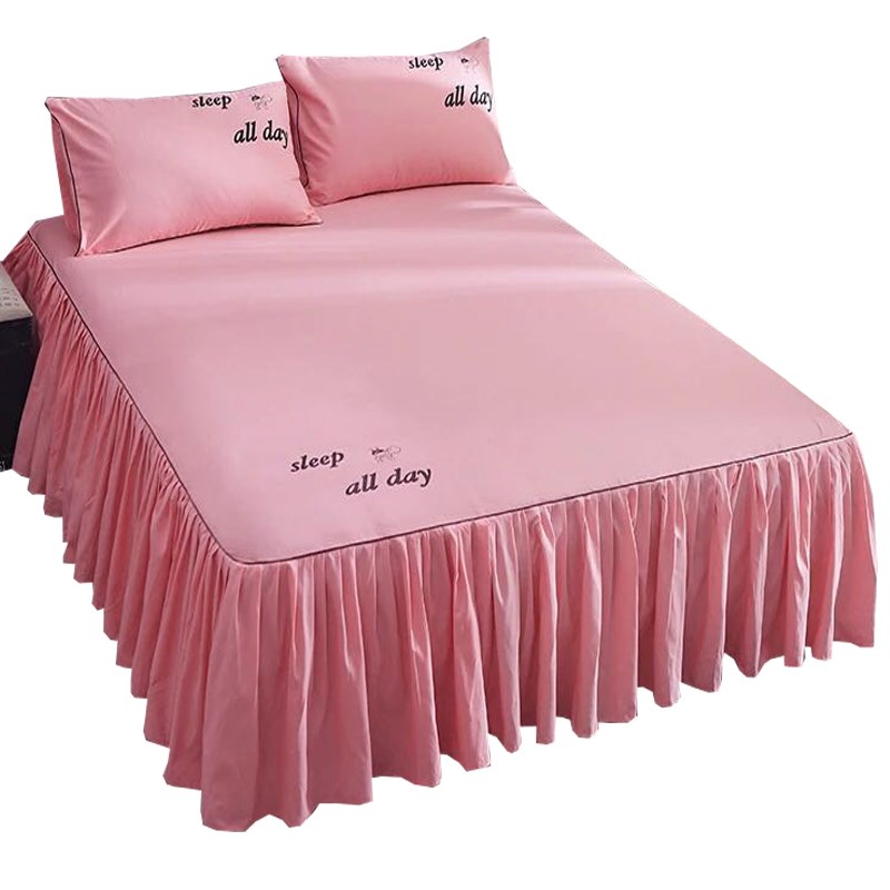 床裙罩单件2025新款四季通用遮丑下K摆全棉公主床单床笠带裙边
