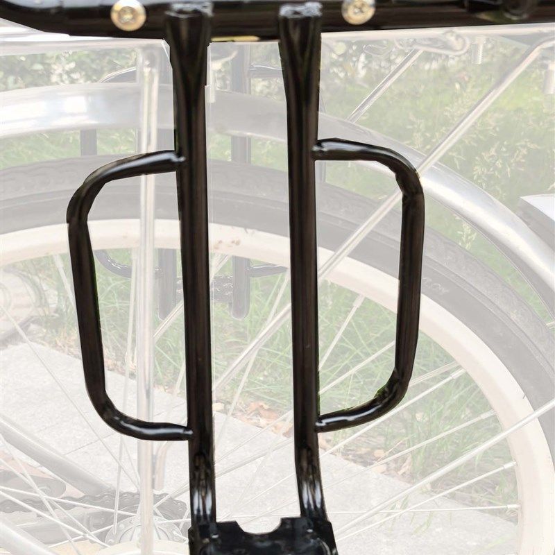 加大童自行车座椅后置小孩学生z宝宝安全后坐加厚山地车电动车后