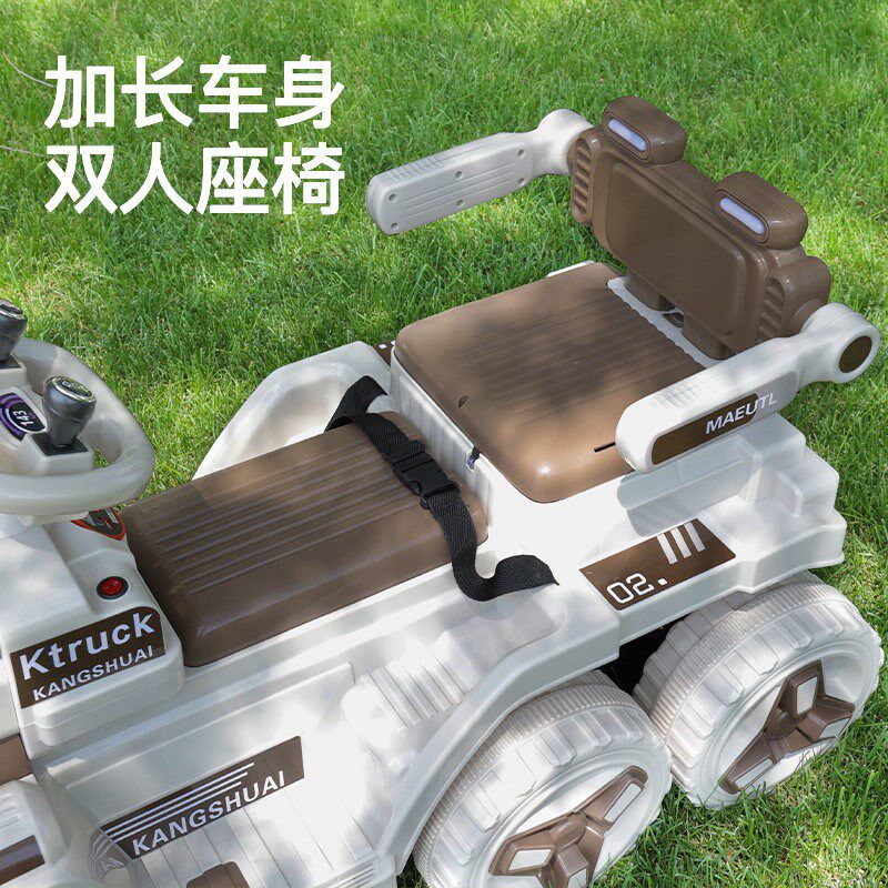 挖掘机儿童可坐人双座遥控车玩具y男孩2026新款电动工程车大号勾