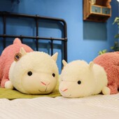 羊驼公仔毛绒玩具抱枕神兽小羊A床上睡觉布娃娃玩偶男女孩生日礼