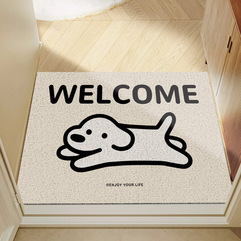 狗狗进门入户地垫家用门口丝圈脚垫玄关入户门垫T室外防滑垫可裁,居家布艺,入户地垫,淘宝优惠券,粉丝福利购,淘宝优惠卷