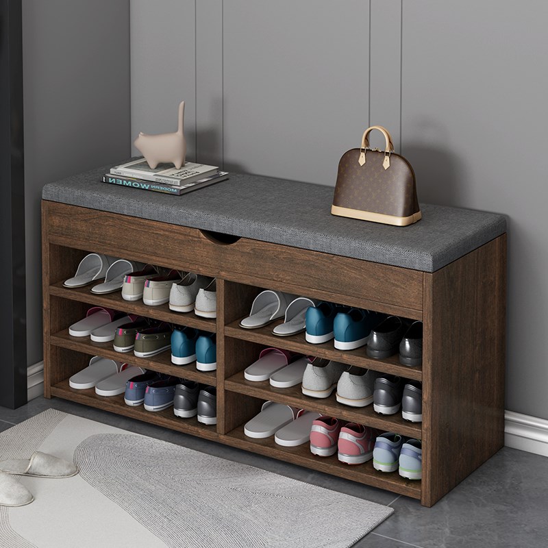 换鞋凳家用门口鞋架可坐入户鞋z柜坐凳一体进门长条凳子玄关穿鞋