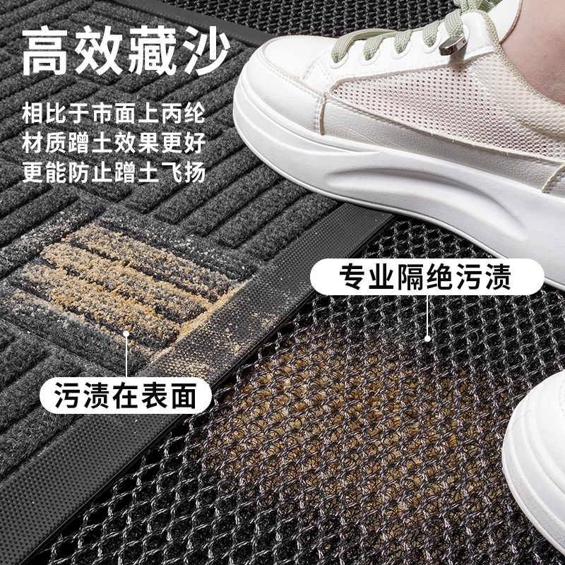 入户门地垫家用大门口弹力门垫防滑D脚垫进门地毯耐脏垫子室内吸