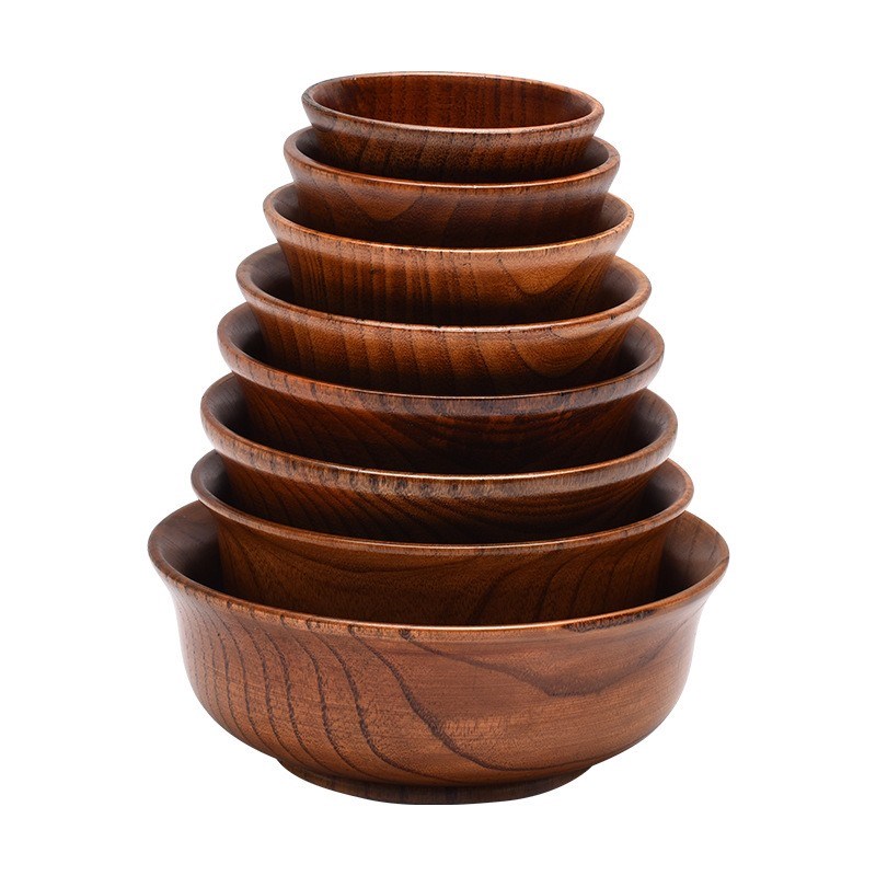 酸枣木木碗儿童家l用泡面碗餐厅返边奶茶碗拉萨木质餐具蒙古碗整