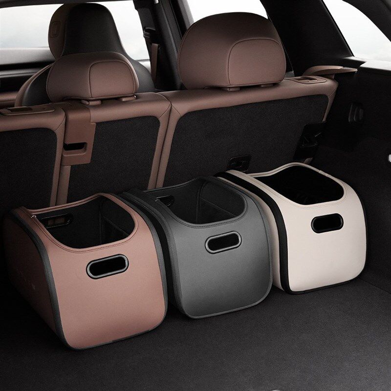 车载副驾驶收纳桶大容量收纳袋汽A车后备箱置物箱女车用整理储物