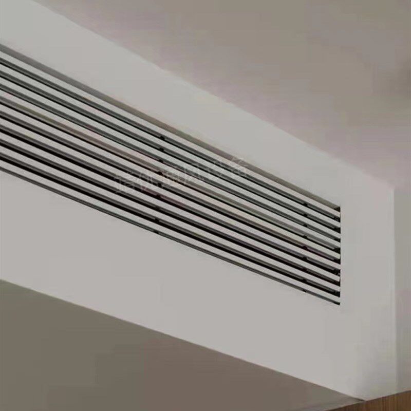 预埋石膏板款内嵌中央空调出风口格栅G加长线性隐形预装无边框百