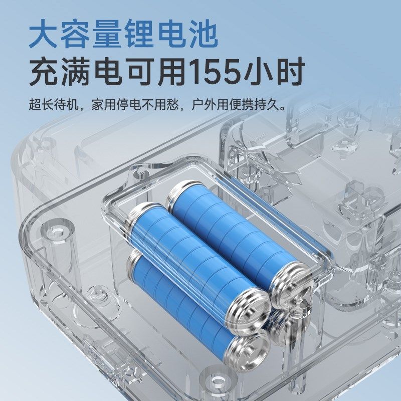 鱼缸氧气泵超静音钓鱼q专用增氧泵交直流养鱼家用充电打氧器增氧