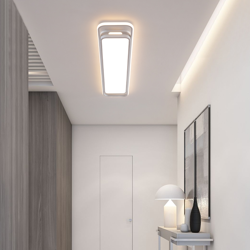 全光谱护眼吸顶灯走廊灯长条2023年新款 入户玄关U明装进门走道灯