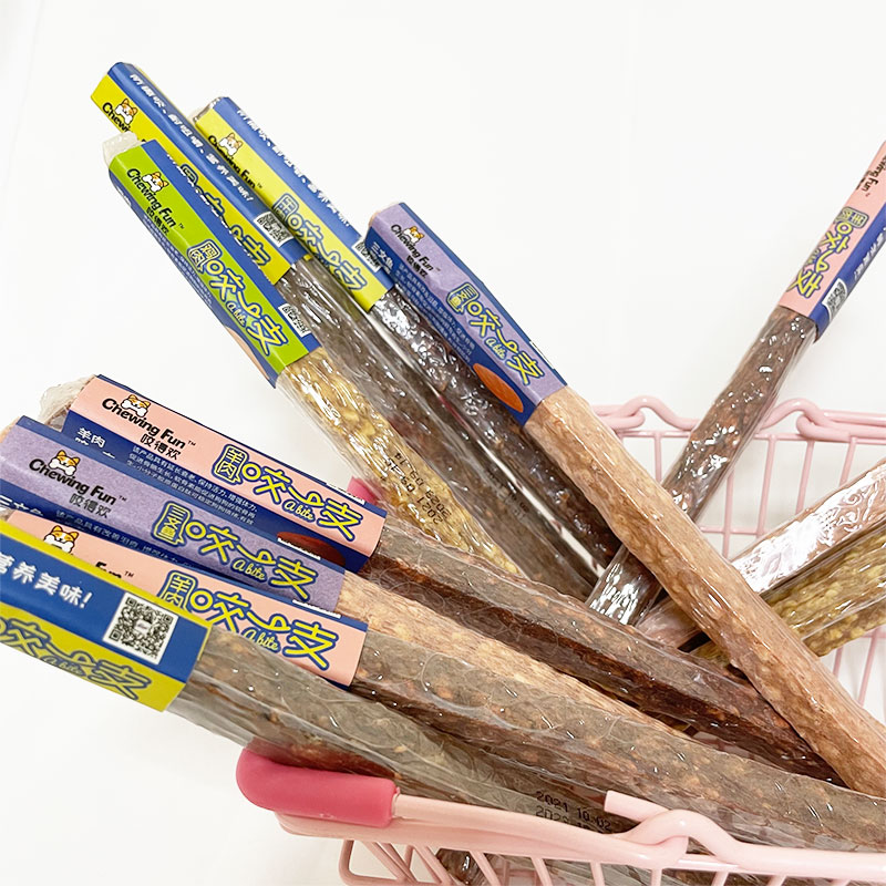 咬得欢咬b一支宠物狗狗磨牙洁齿棒咬胶奖励中小型犬补钙牛肉味零