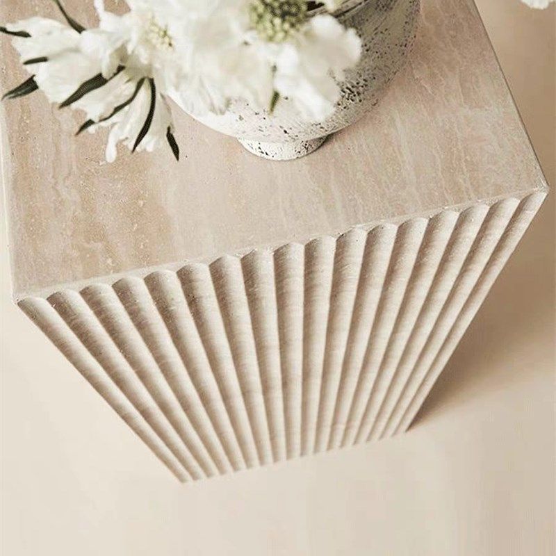 轻奢黄洞石开槽几何体大理石六面C体雕塑台软装居家电视柜落地摆,家居饰品,落地摆件,淘宝优惠券,粉丝福利购,淘宝优惠卷