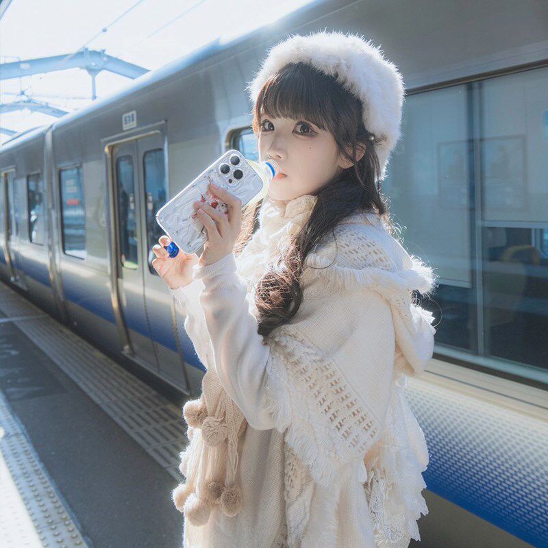 白色森系斗篷披肩百搭流苏毛衣针织F衫草原旅行波西米亚披风围巾