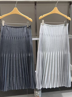 【商场同款】J南26春新立体压褶款宽松版型百褶半身裙5Q1D13860