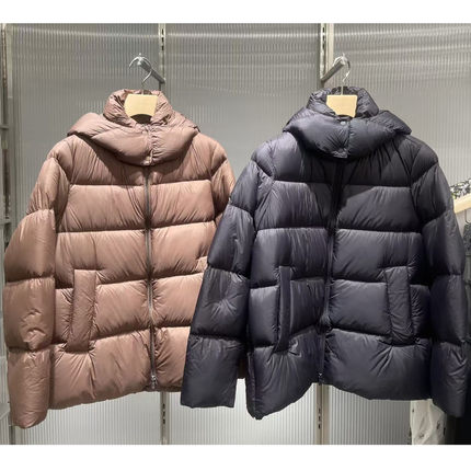 [商场同款]J南 25冬季新款百搭宽松显瘦连帽面包羽绒服5X0C10110