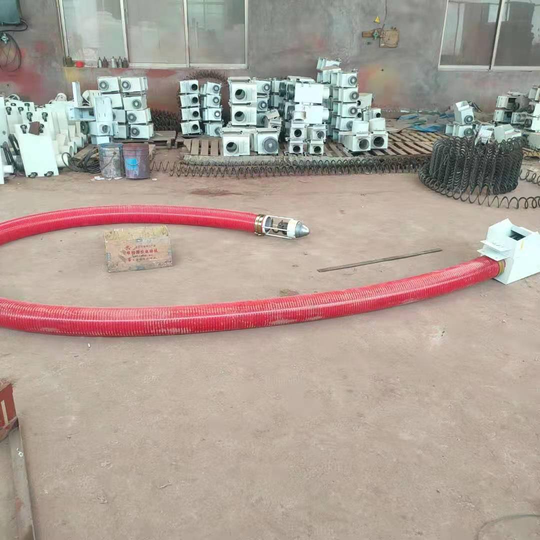 自吸式牛筋软管吸粮机可以弯曲的车载式蛟龙提升机价格图片
