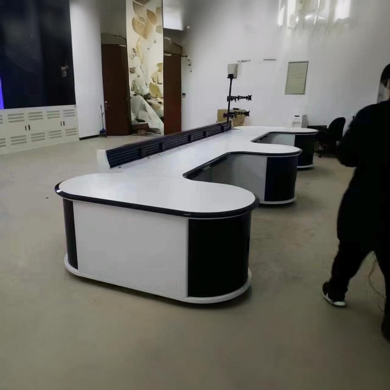 双十一特惠监控操作台中控台指挥台控制操作台监控系统操作台弧形