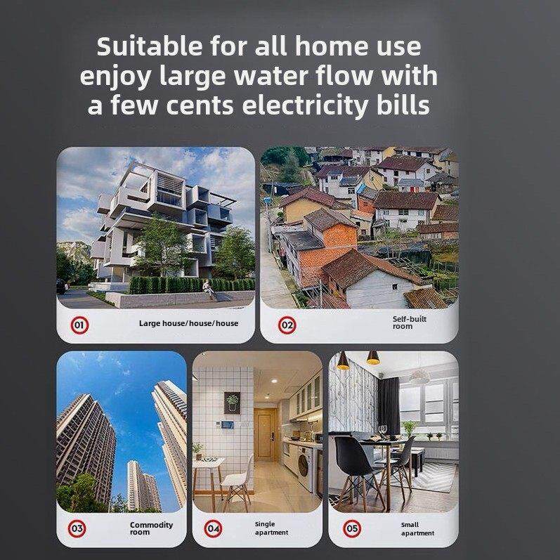 家用增压泵全自动超静音热水器自来水太阳能花小洒水压加压