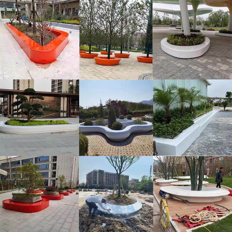 玻璃纤维树池座定制公园景区商场销售部公园户外花池大型异形凳,商业/办公家具,休闲椅系列,淘宝优惠券,粉丝福利购,淘宝优惠卷