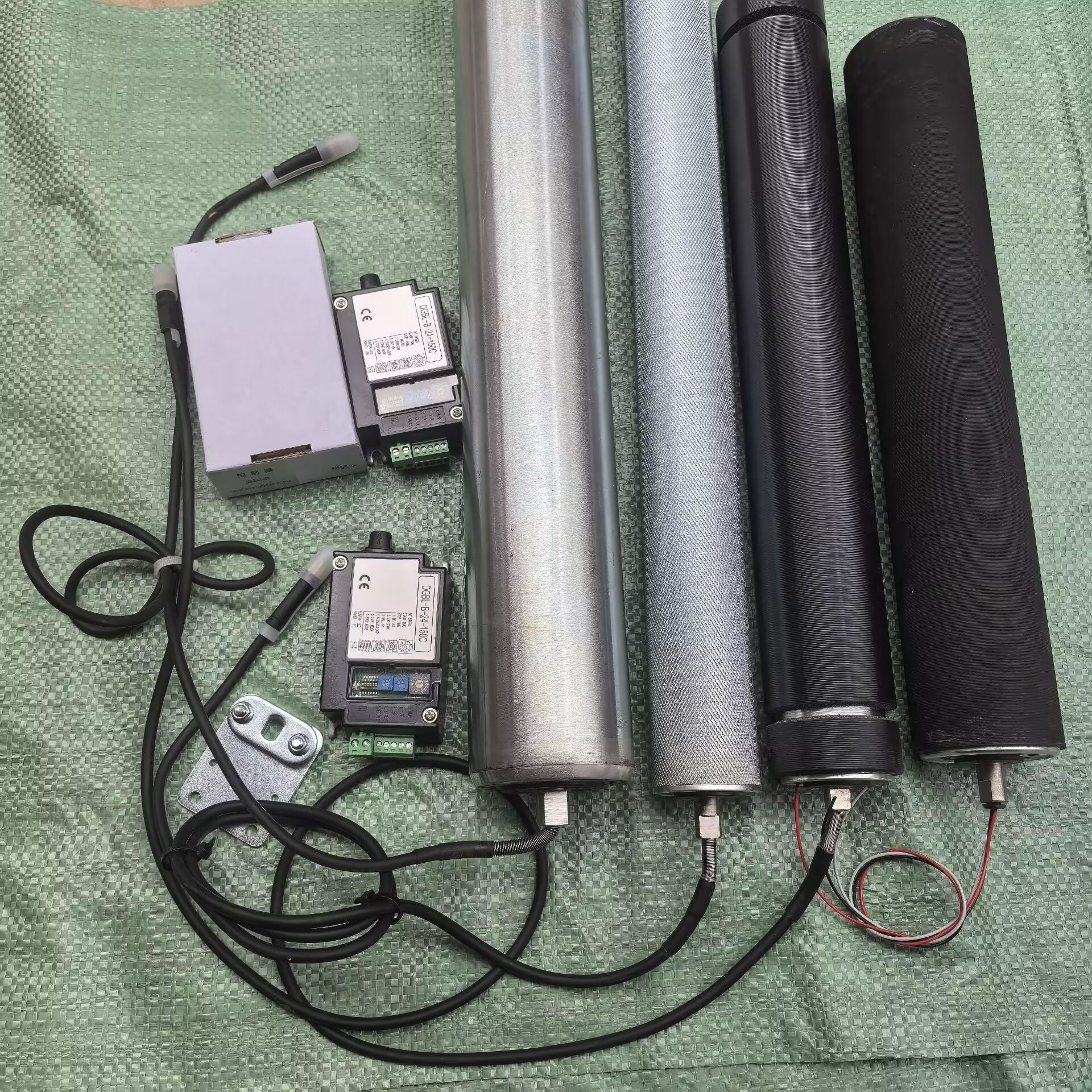 包邮输送线电动滚筒直流无刷包胶辊筒电机动力头滚不锈钢辊道电机