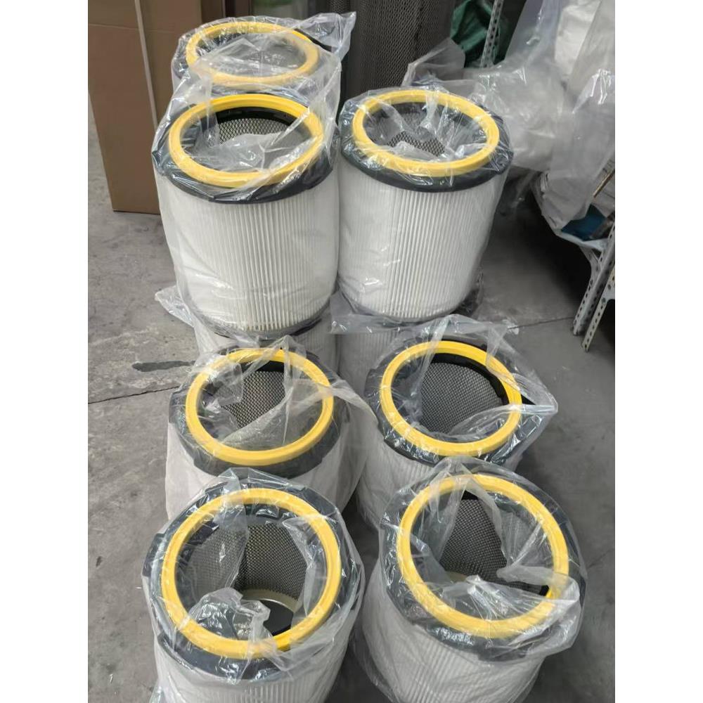 回收塑粉滤芯褶皱除尘器滤筒焊烟净化器通用聚酯纤维320滤筒滤芯