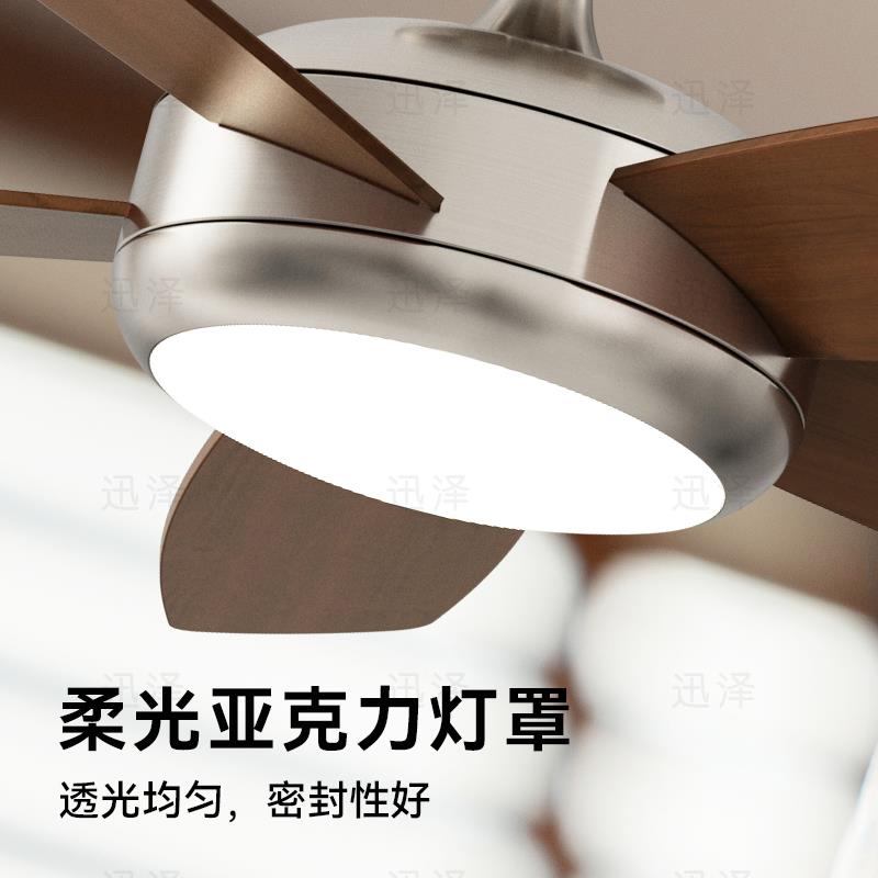 中古风扇灯餐厅吊扇灯法式覆古客厅吊灯宋代美学主灯南洋风电扇灯