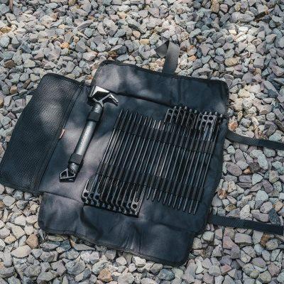 blackdog黑狗户外地钉锤子收纳袋露营帐篷配件装备便携收纳包套装