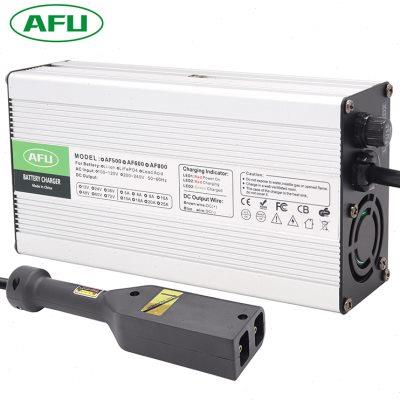 AFU高尔夫球车36V12A铝壳智能充满自停充电器铅酸电池插头可选
