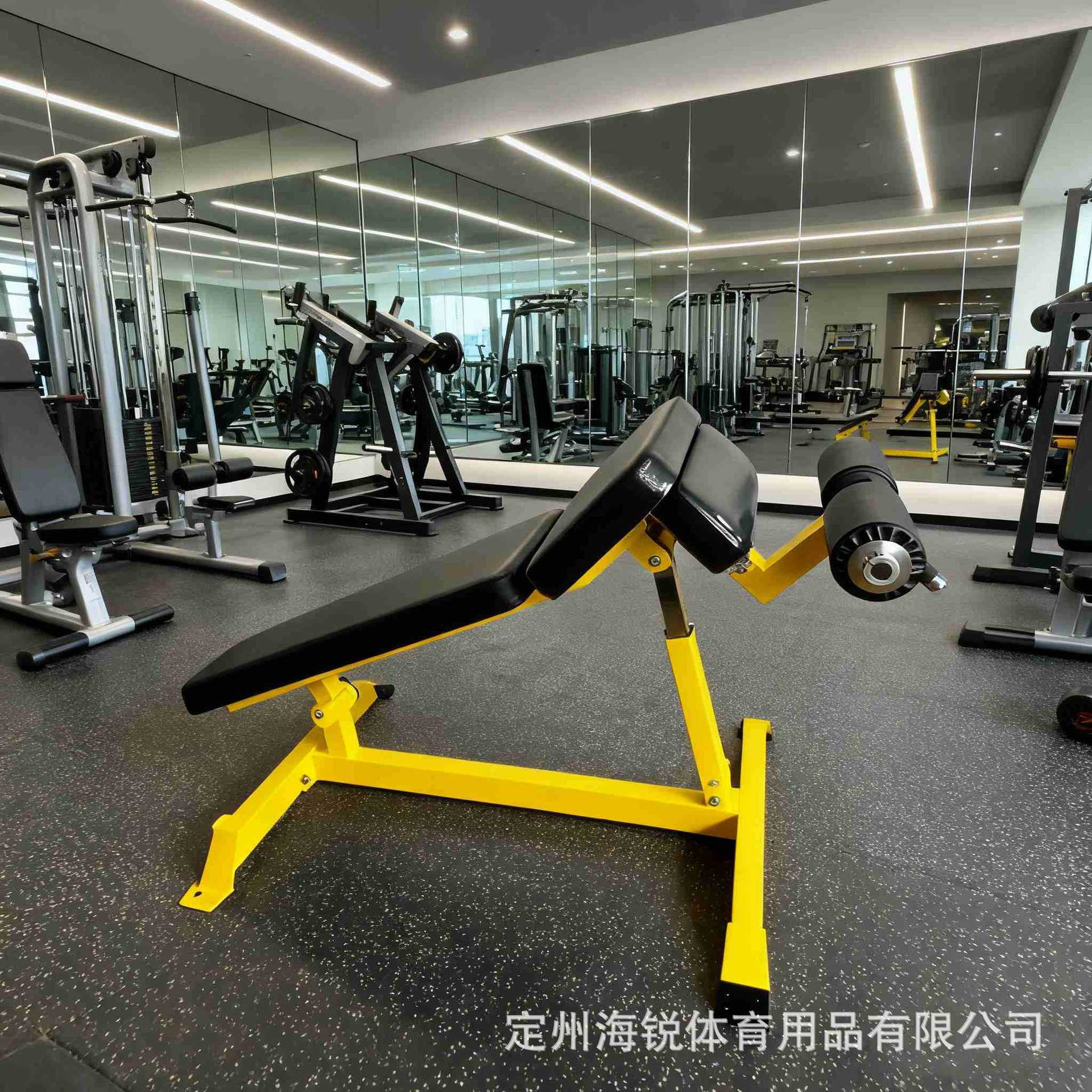 商用健身房卧起坐板腹肌训练板锻炼腹部凳健美腰腹肌力量训练凳
