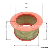 030UF 螺杆空压机滤清器22KW 30HP胶盖两头通风格 C23115空滤厂家