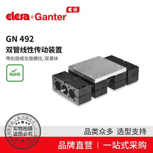 ElesaGanter伊莉莎冈特GN492双管线性传动装置双滑块
