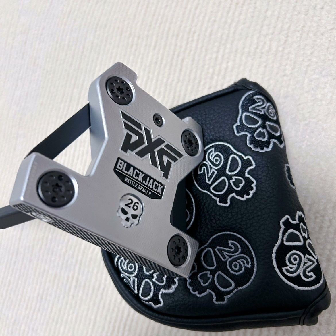 新款PXG高尔夫球杆推杆BLACKJACK PUTTER低重心高稳定骷髅头推杆