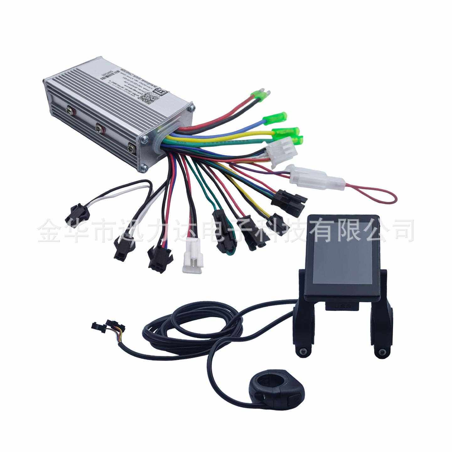 新款直销电动自行车滑板车液晶LCD仪表竖屏速度电量无刷控制器M6T