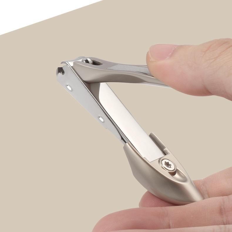 直销新款新工艺螳螂指甲钳防飞溅斜口指甲刀带锉指甲剪修甲工具礼