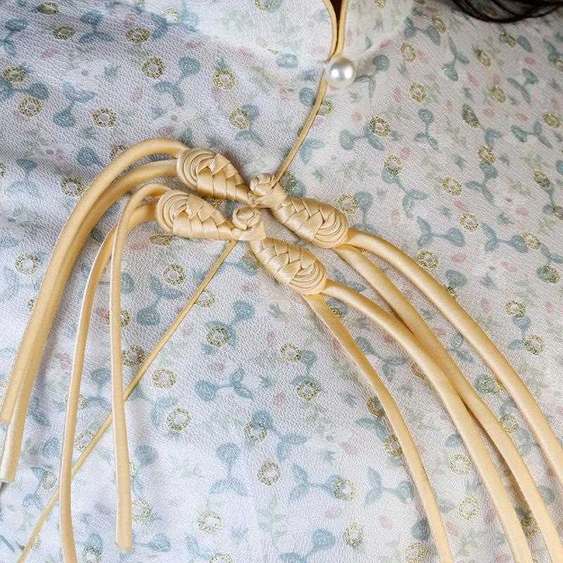 直销新款UG73盘扣旗袍扣子长尾琵琶流苏复古纽扣唐装民族服饰手工