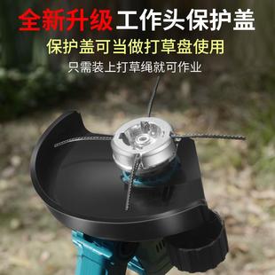 直销新款 园林工 电动割草机便携式 家用全自动锂电无刷除草机充电式