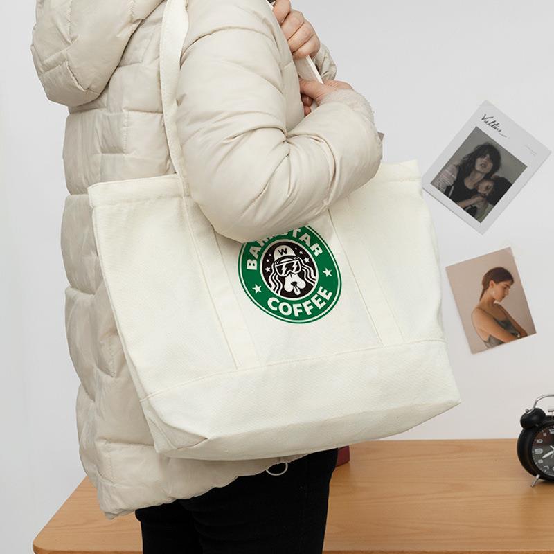 直销新款帆布袋定制logo环保棉布袋瑜伽展会礼品袋手提袋托特包帆