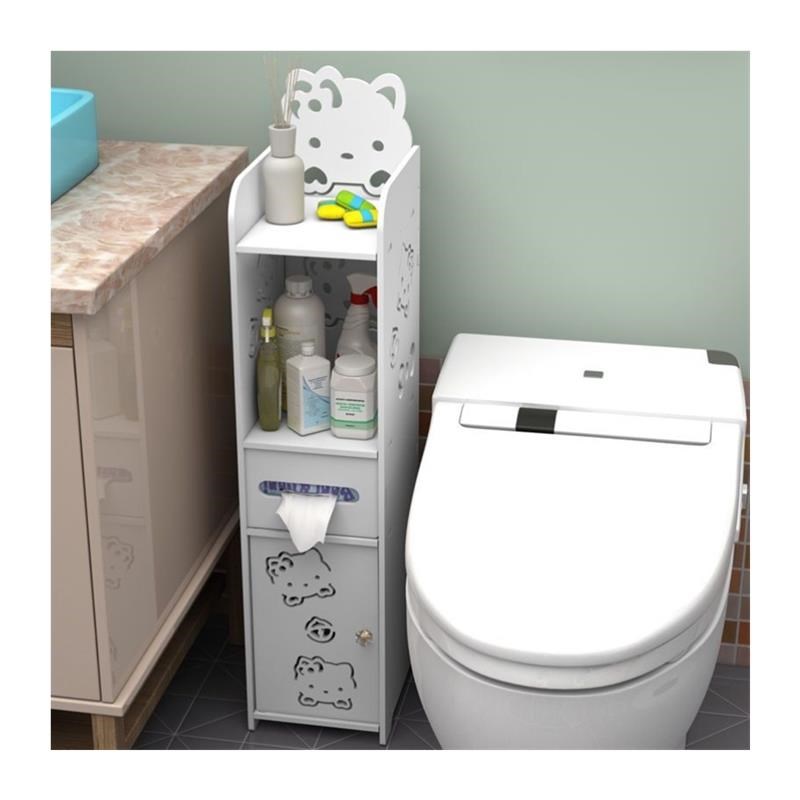 10公分窄缝柜防水收纳柜卫生间窄缝置物架厕所储物柜洗澡间置物架