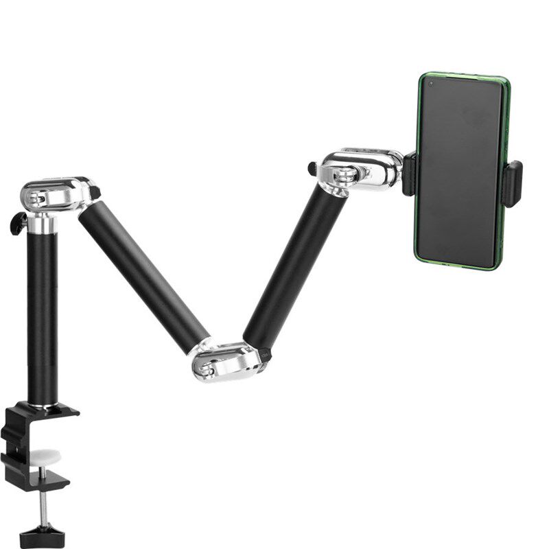 墙壁车载床头桌面折叠手机平板支撑架子5-30CM铝合金平板电脑支架