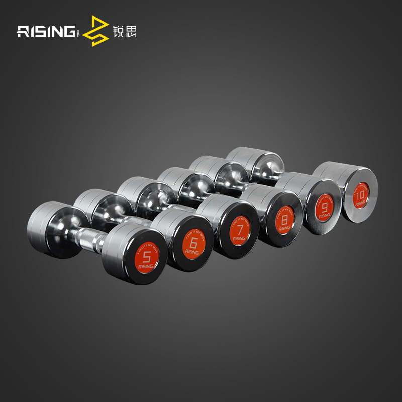 钢制哑铃健身男士家用瘦臂小哑铃电镀哑铃套装练臂肌组合亚铃器材