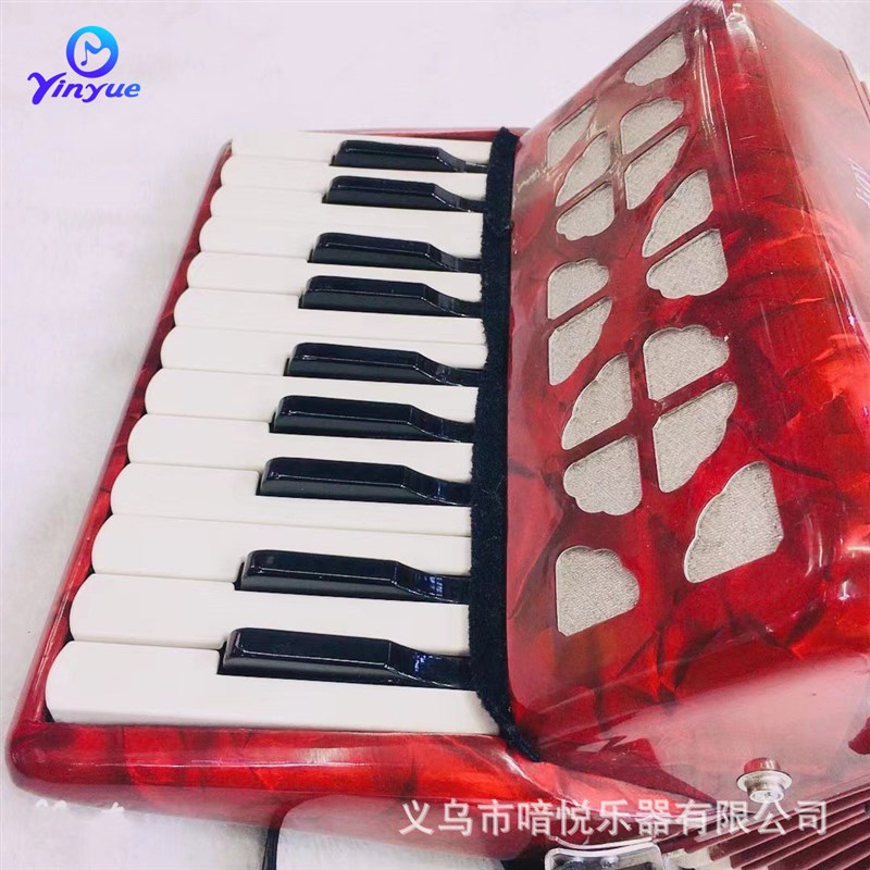 喑悦22键8贝司手风琴初学者小中高学生手风琴乐器热卖